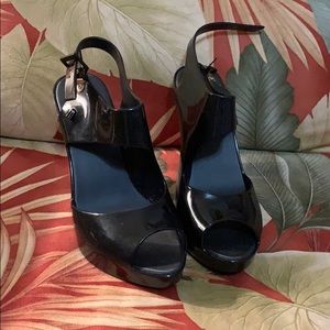 Melissa Black Heels size 7